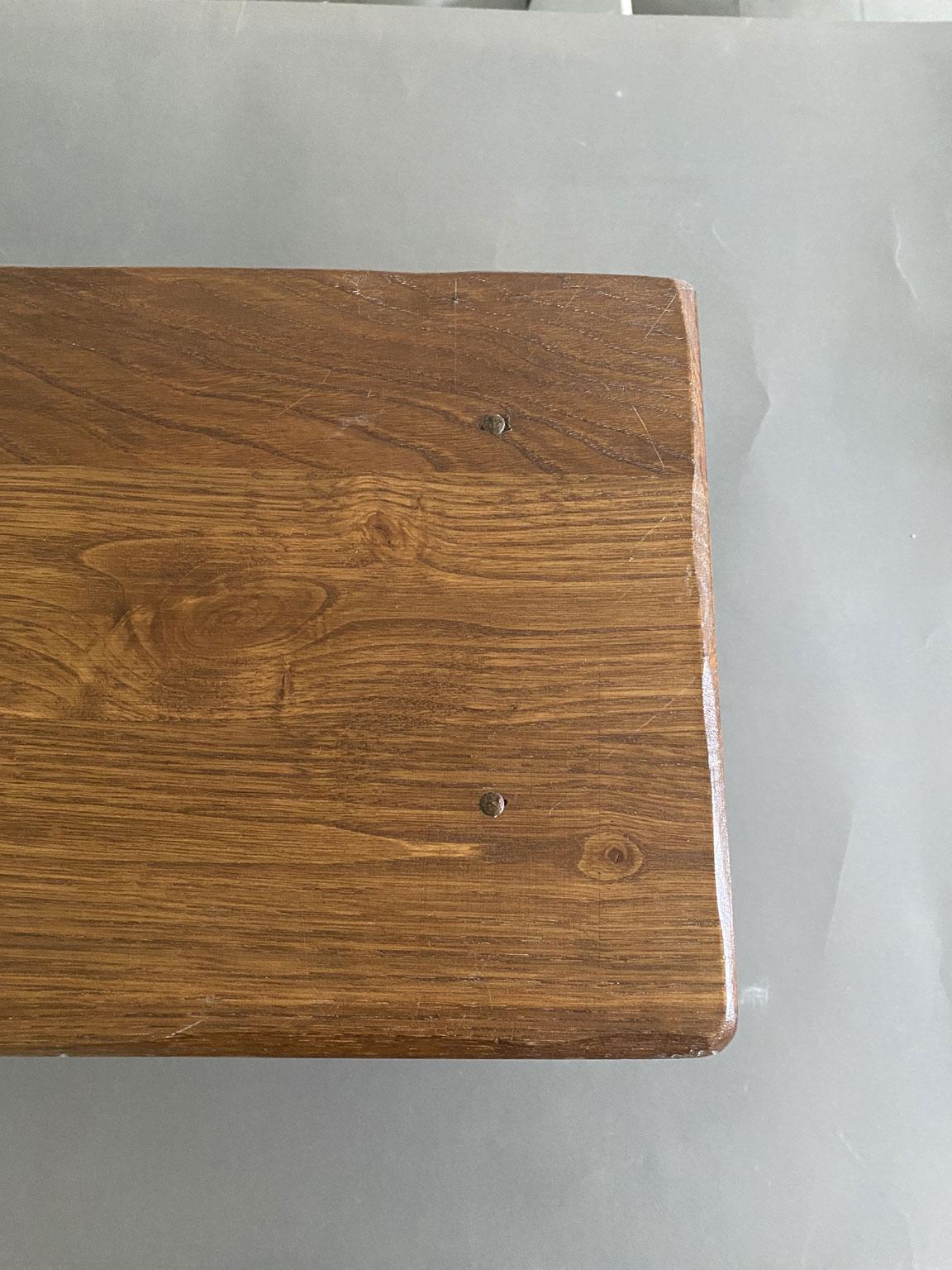 Rustikale Holzkiste mit Intarsien aus dem späten 20. im Angebot 2