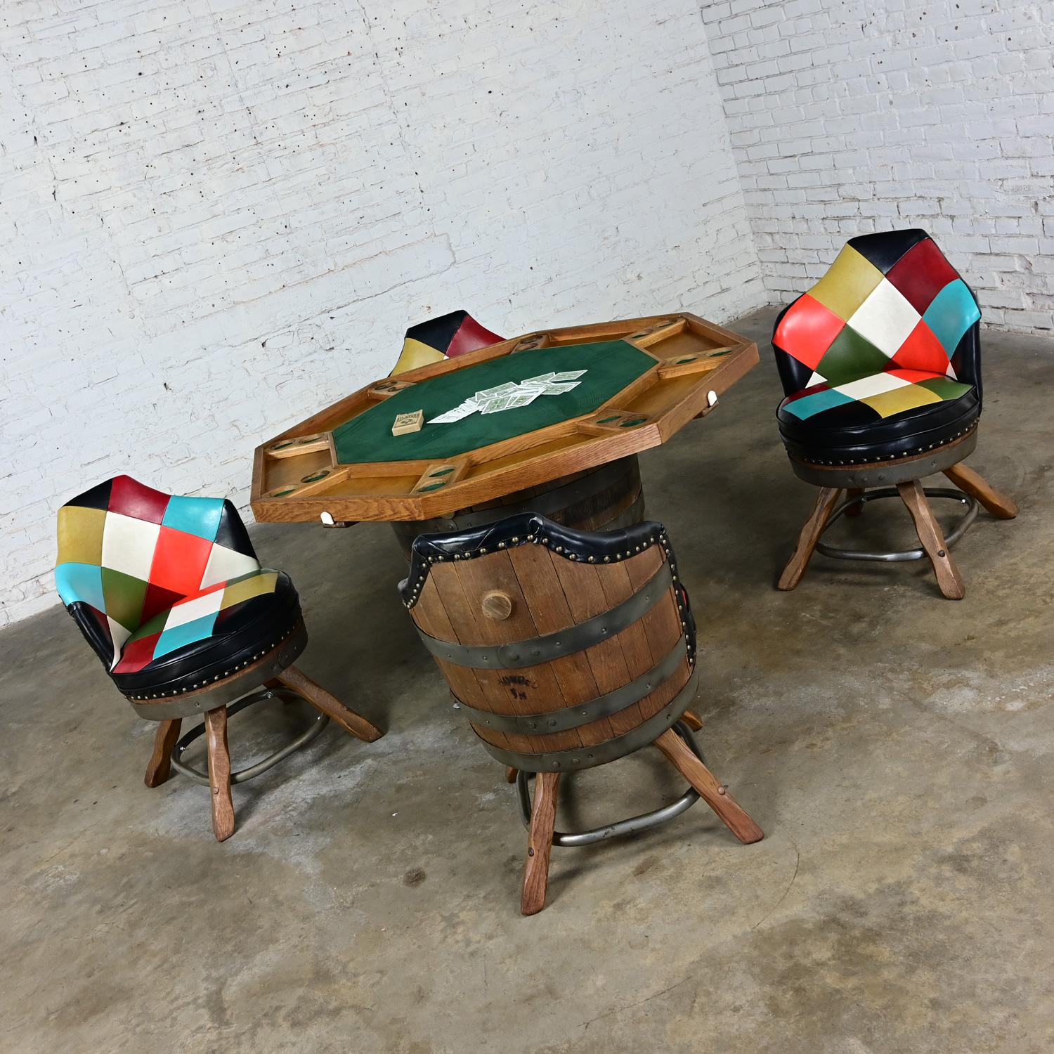 vintage poker tables