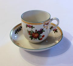 Late 20th Century Set of 10 Cups & Saucers by Mottahedeh