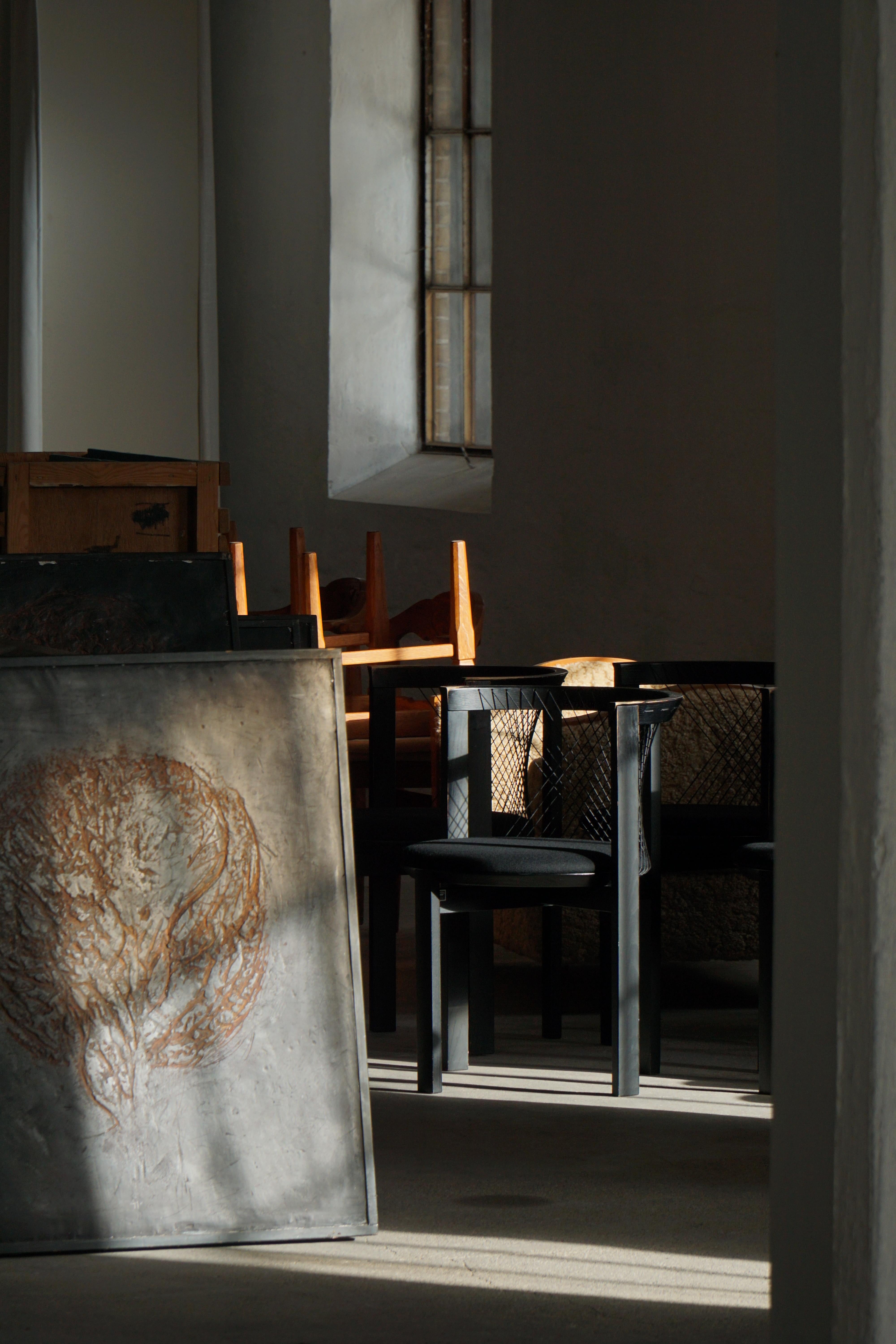 Fin du 20e siècle, ensemble de huit chaises 