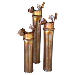 Late 20th Century Set of Three Sculptural Copper Vessels by Thomas Markusen – Si
