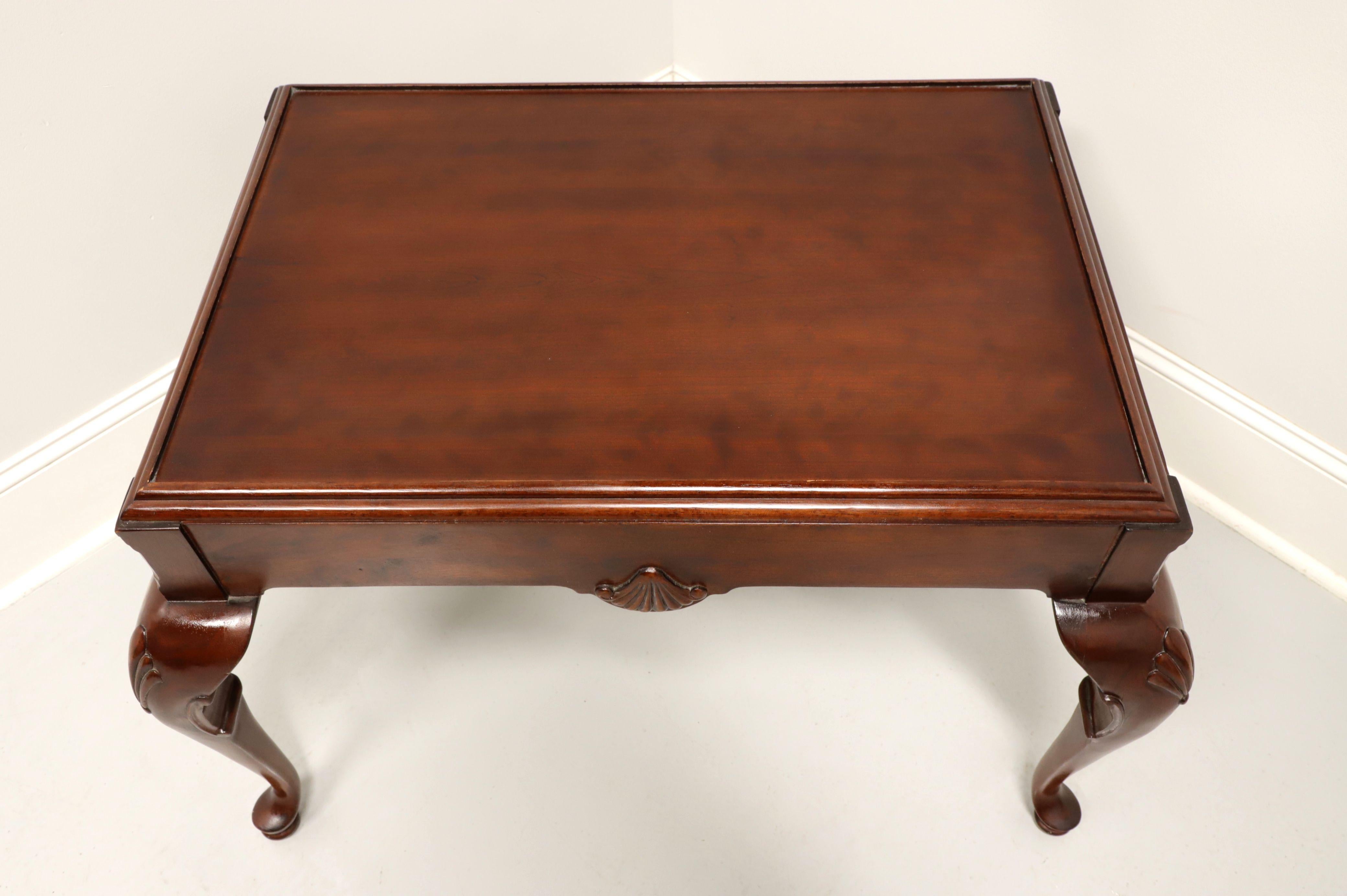 Late 20th Century Solid Mahogany Georgian Tea Serving Table For Sale 3