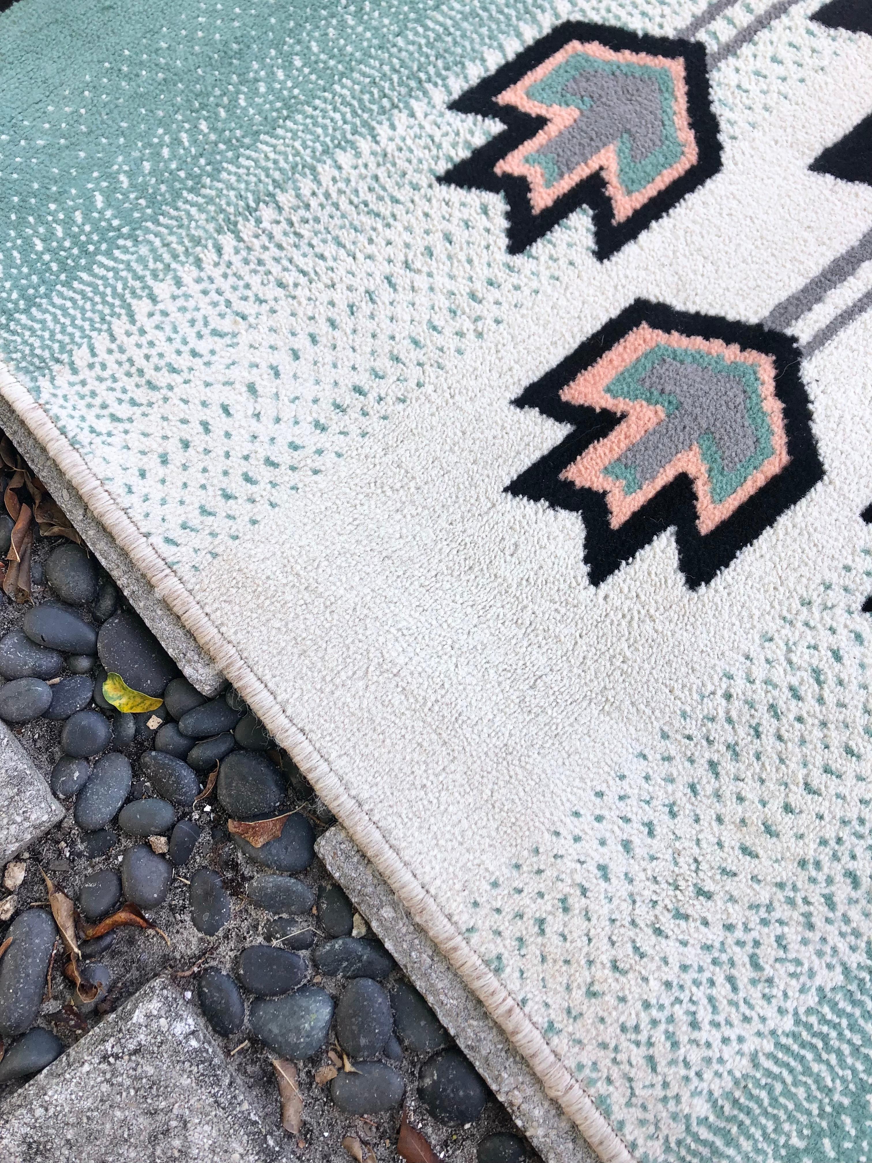 Late 20th Century Southwest Inspired Area Rug For Sale 3