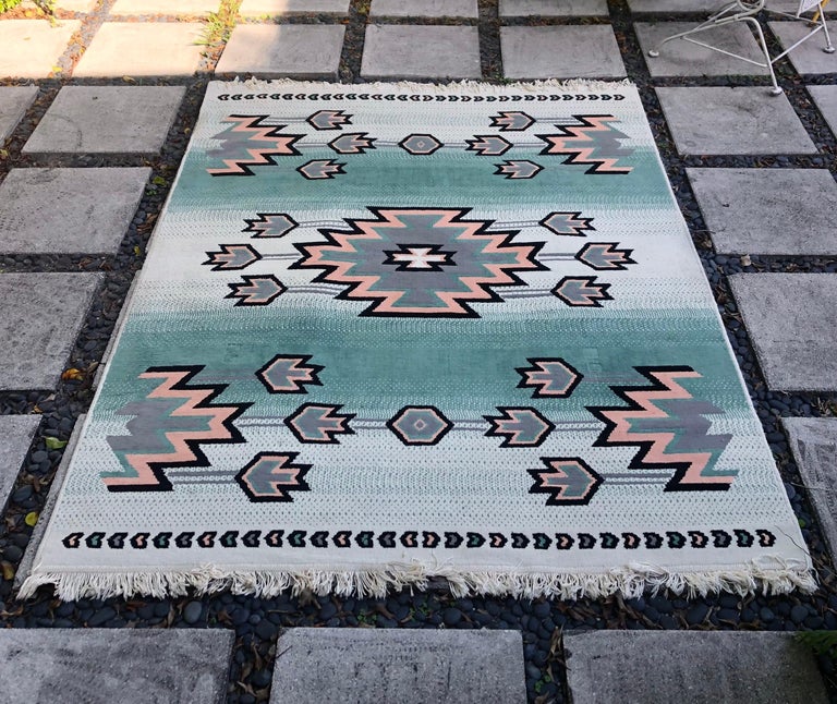 Late 20th Century Southwest Inspired Area Rug For Sale at 1stDibs