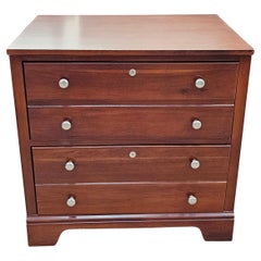 Late 20th Century Stanley Furniture Two-Drawer Walnut Lateral Filing Cabinet