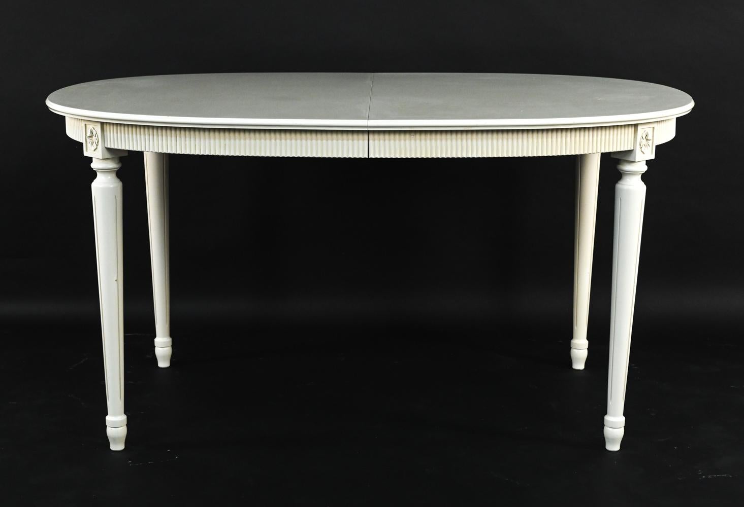 Late 20th Century Swedish Gustavian-Style Dining Suite by City Möbler AB 10