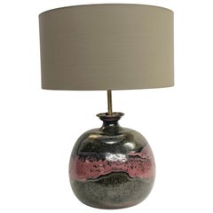 Late 20th Century Table Lamp Pottery Horst Kerstan Germany