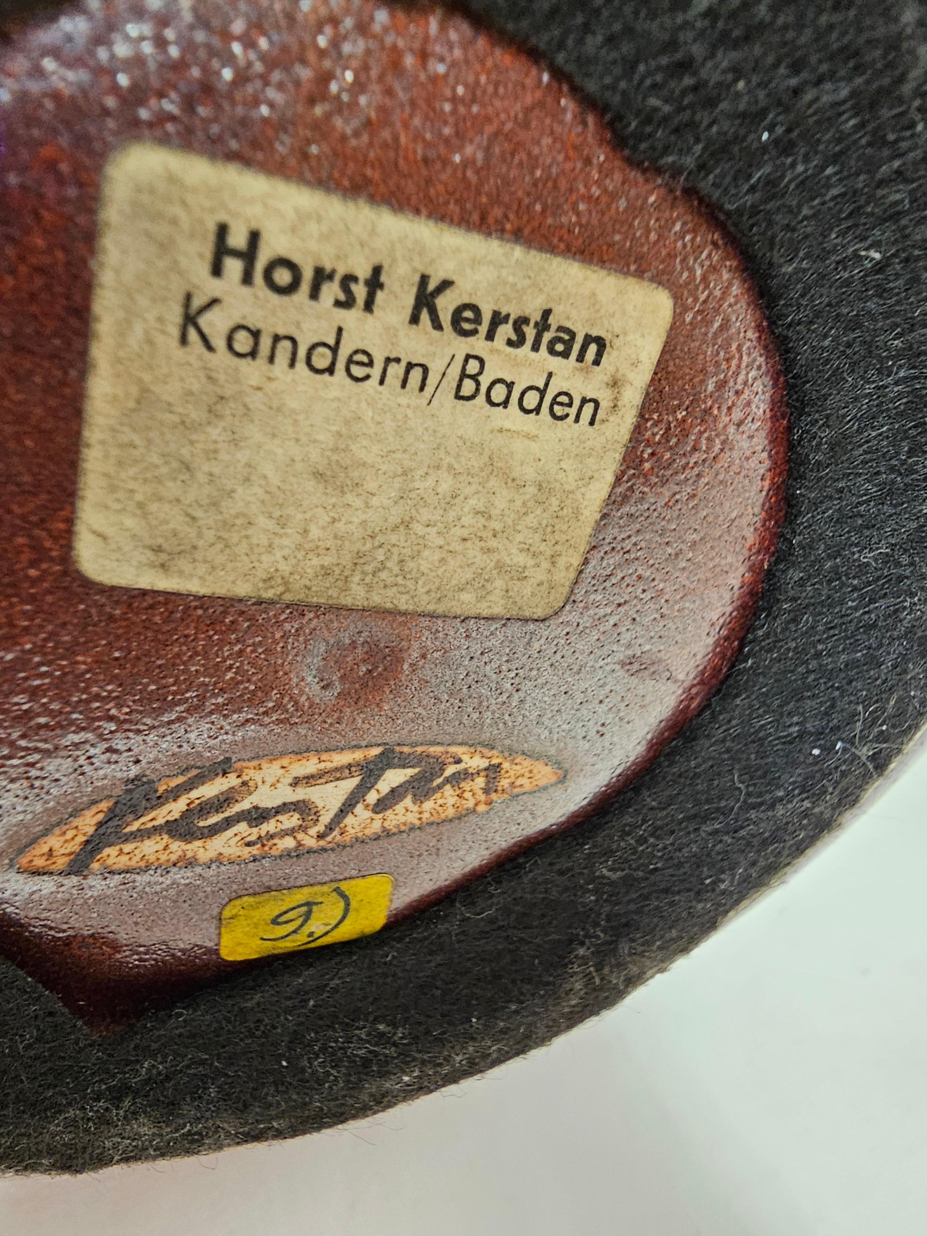 Lámpara de mesa de finales del siglo XX Cerámica Horst Kestan Alemania Hecho a mano en venta