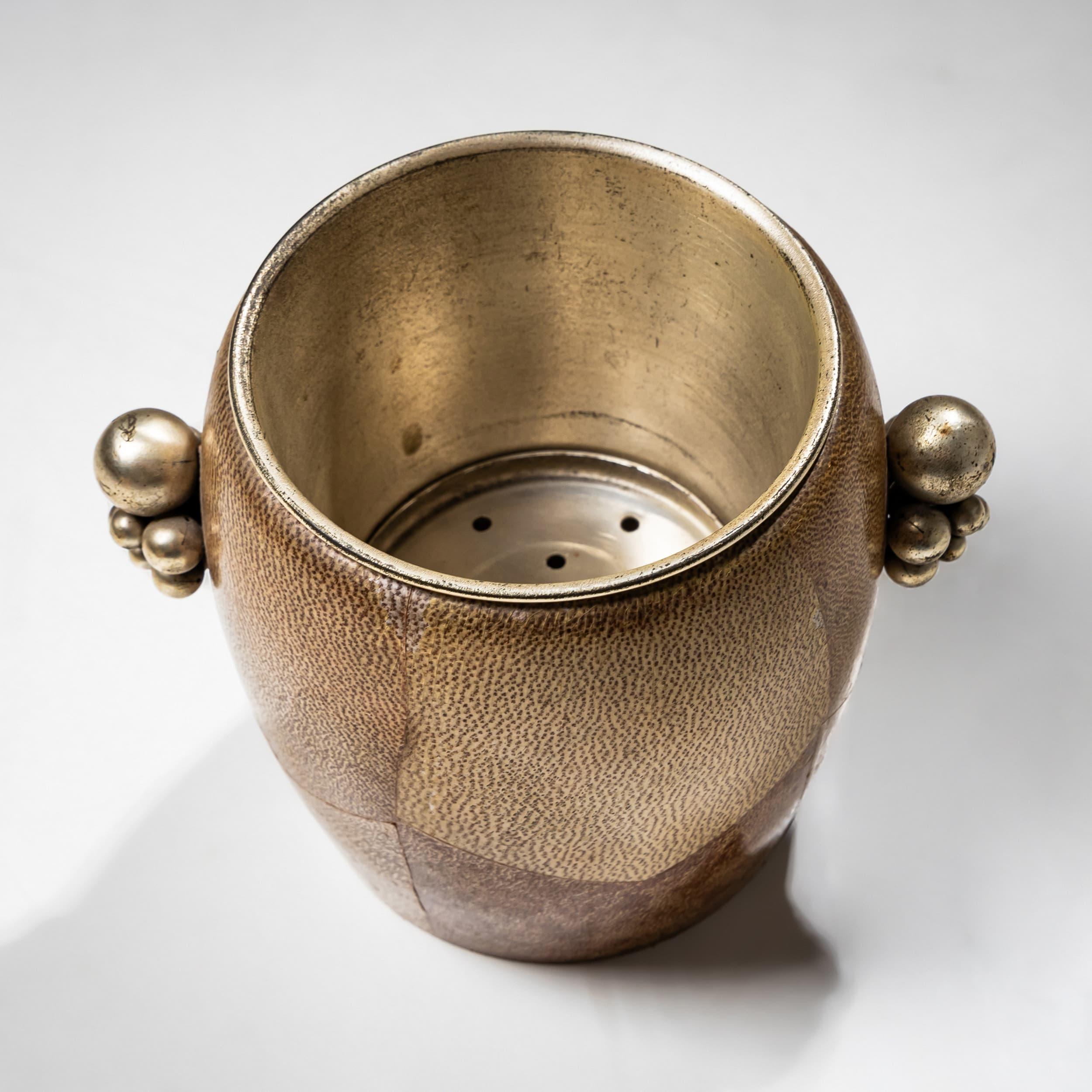 Late 20th Century Three-piece Bar Set by Aldo Tura, Italy For Sale 2