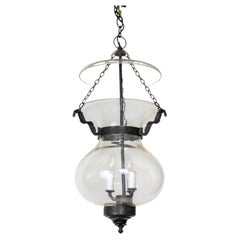 Retro Late 20th Century Traditional Bell Jar Lantern