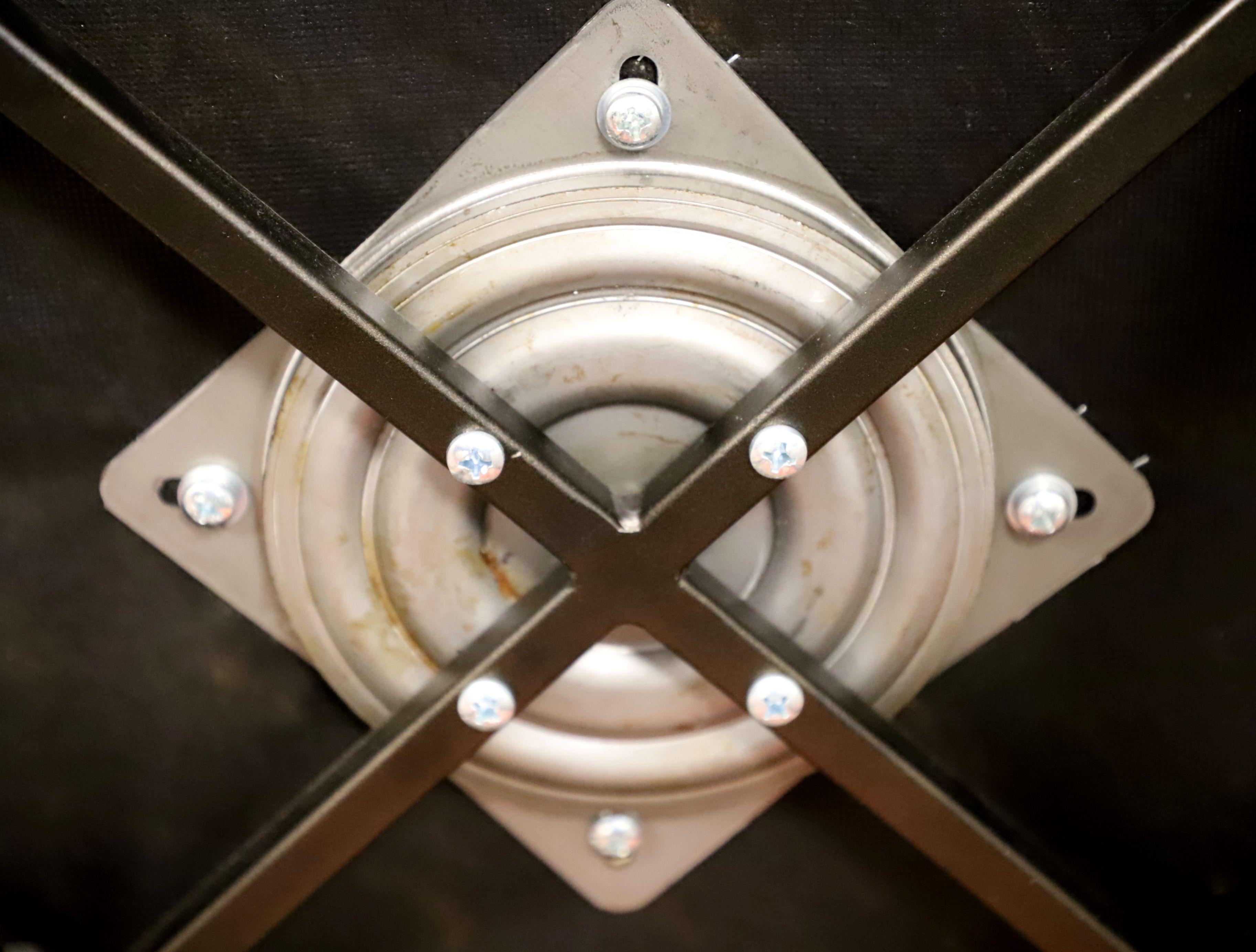 American Late 20th Century Transitional Metal Counter-Height Swivel Stool