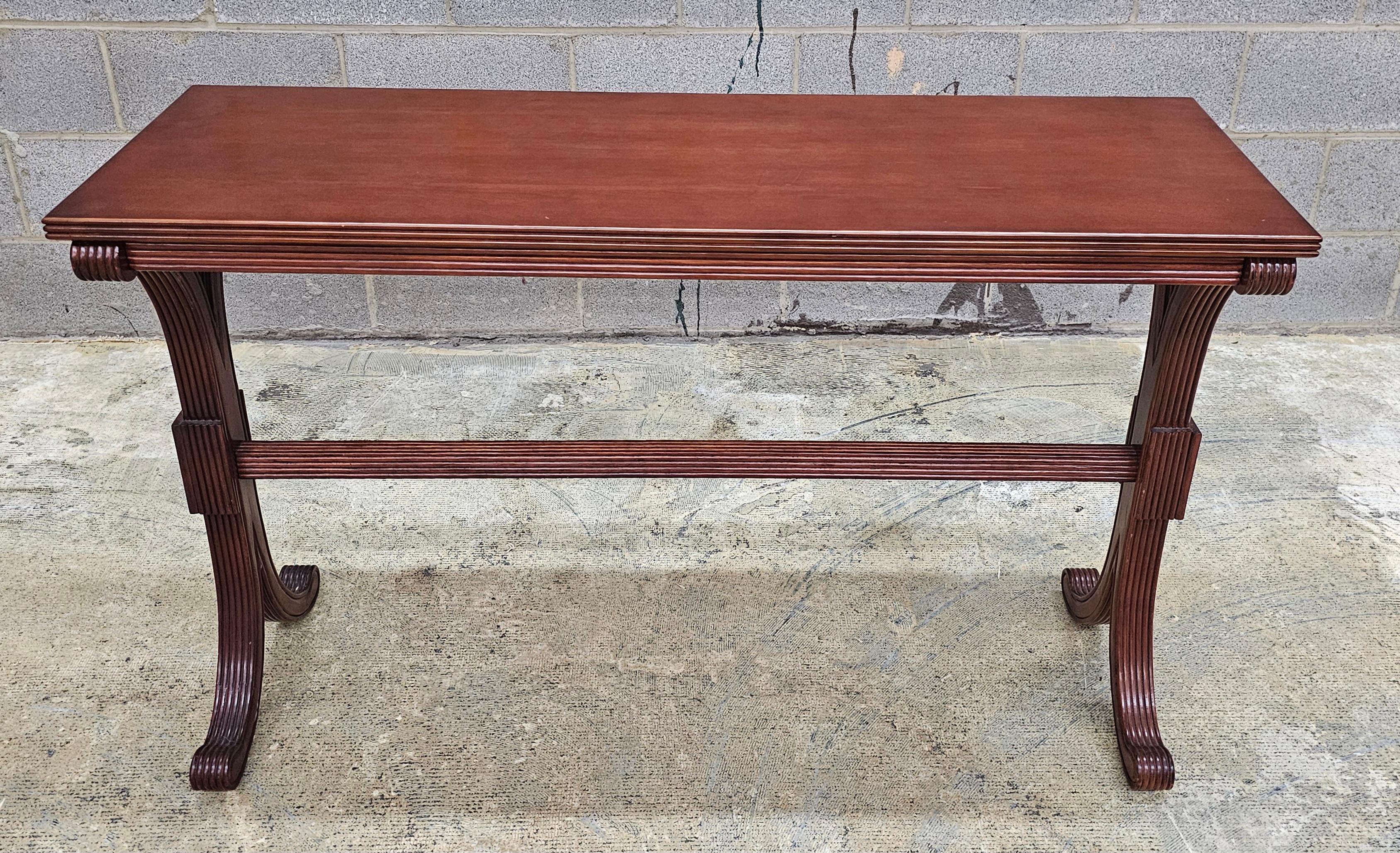 Tavolo consolle in mogano in stile vittoriano della fine del XX secolo In condizioni buone in vendita a Germantown, MD