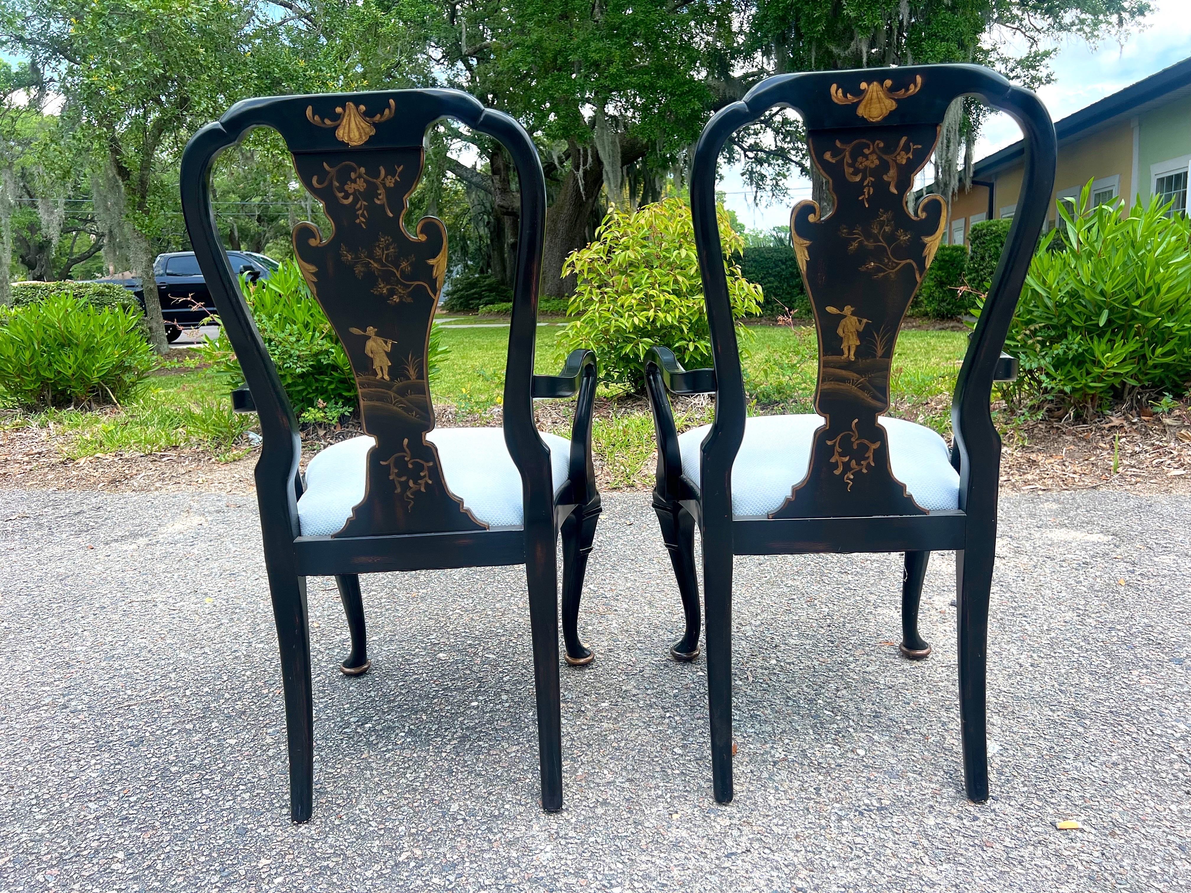 Late 20th Century Vintage Baker Furniture Knapp & Tubbs Chinoiserie Ch 8