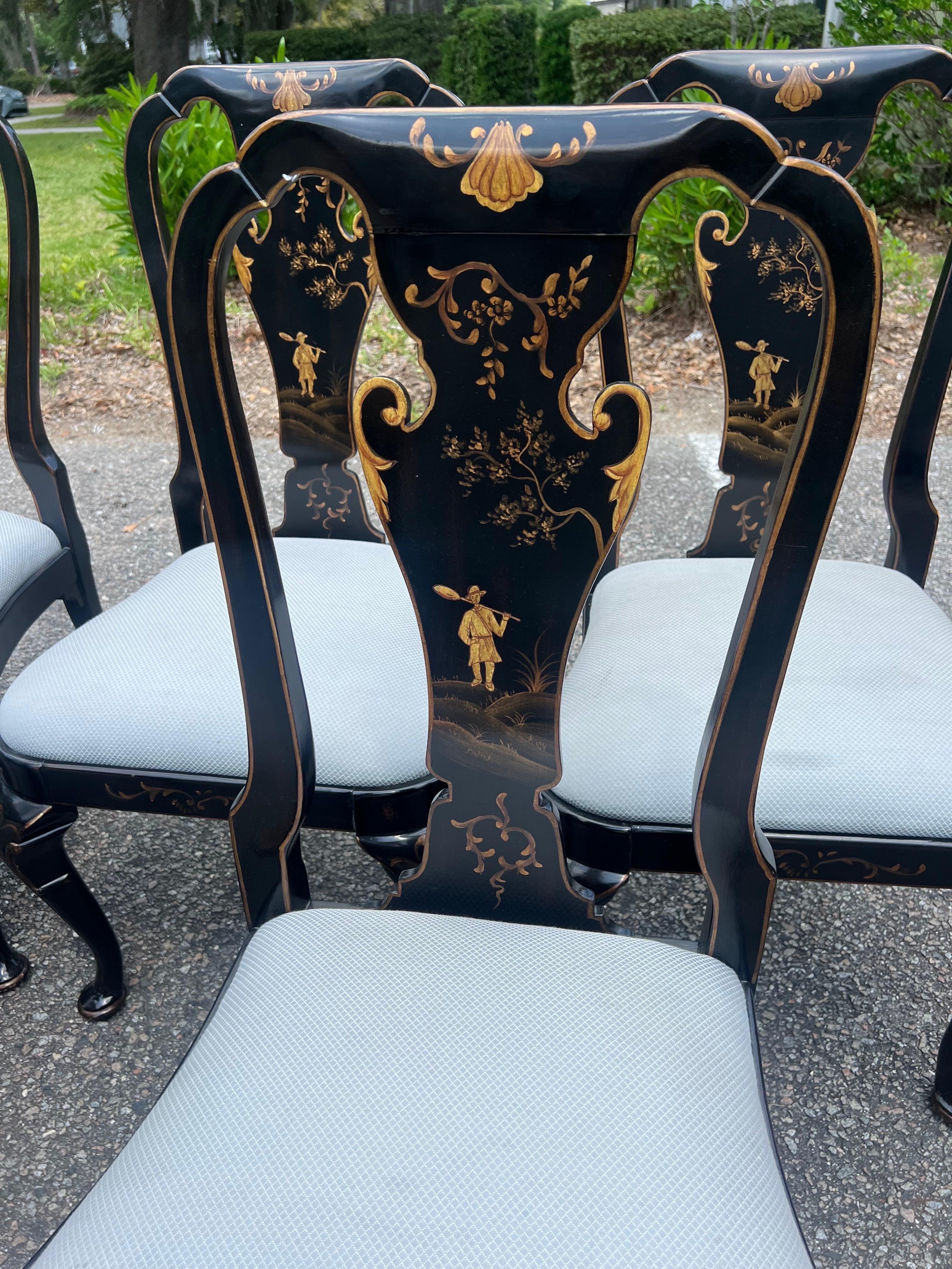 Late 20th Century Vintage Baker Furniture Knapp & Tubbs Chinoiserie Ch 9