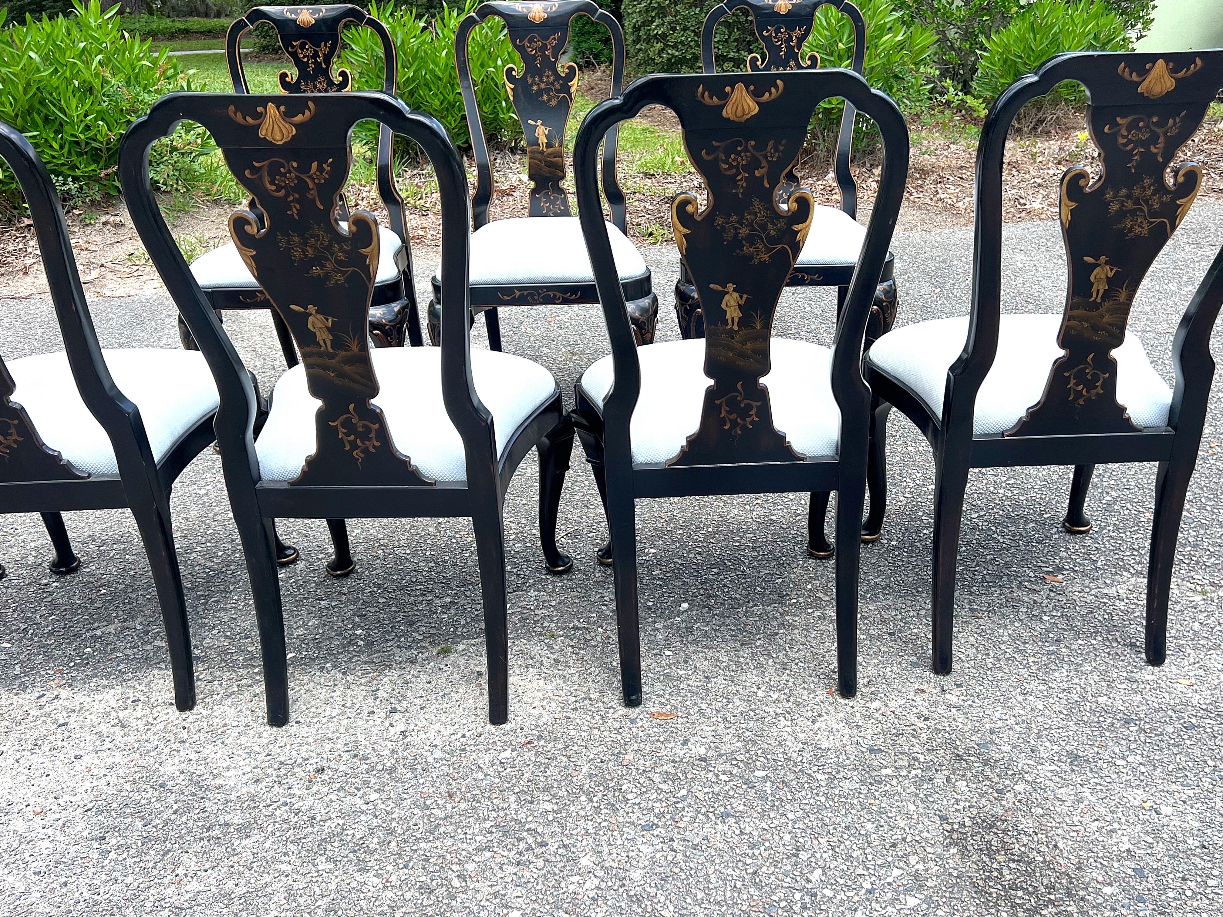 Late 20th Century Vintage Baker Furniture Knapp & Tubbs Chinoiserie Ch 10