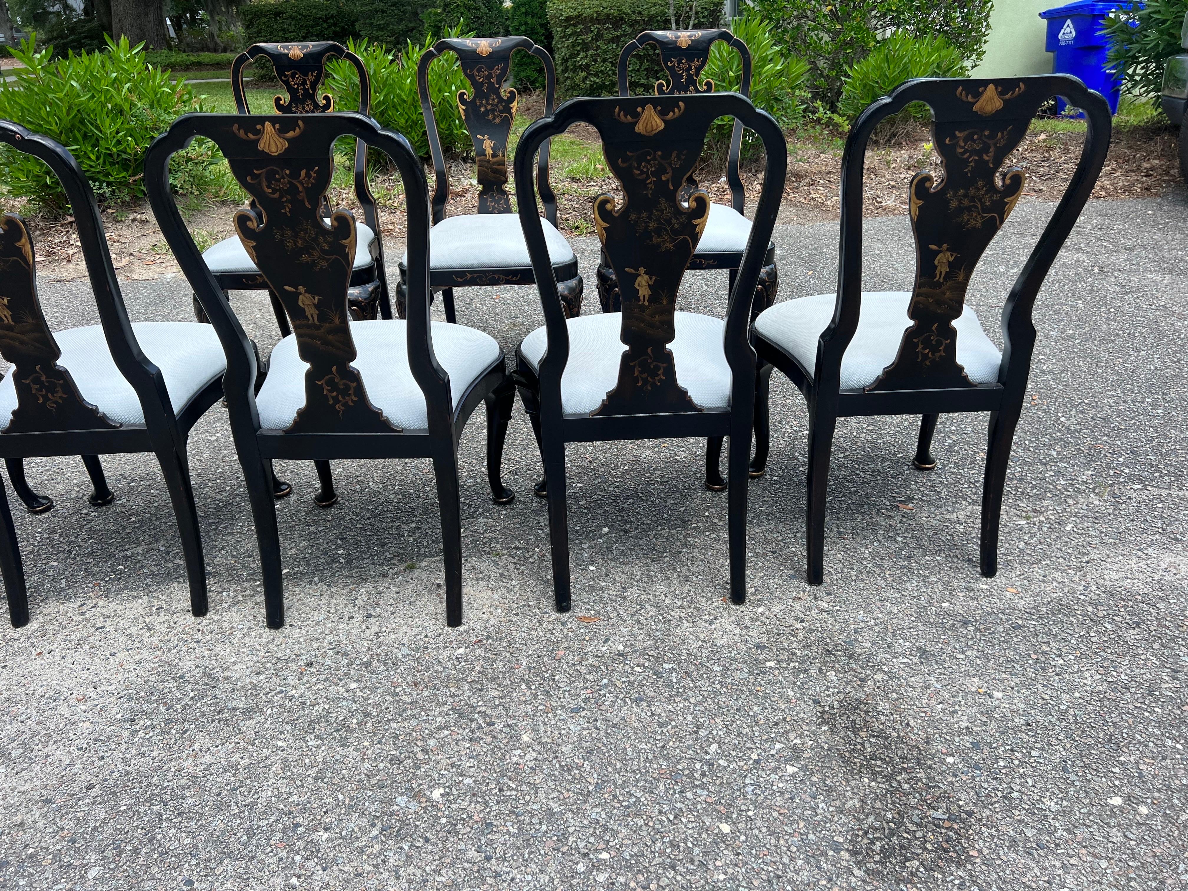 Late 20th Century Vintage Baker Furniture Knapp & Tubbs Chinoiserie Ch 1