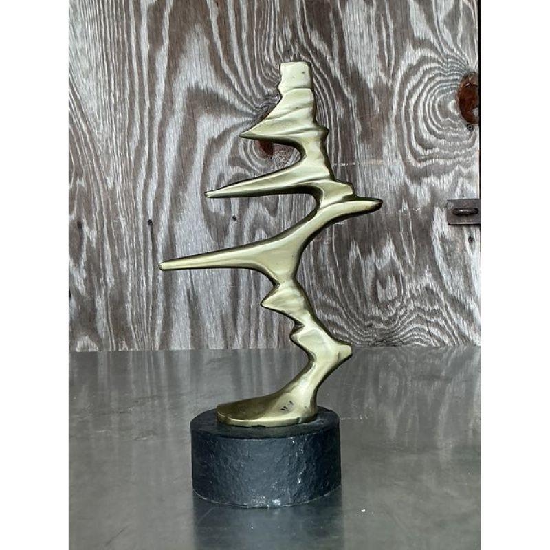Metallo Scultura astratta boho della fine del XX secolo - Set di 2 pezzi in vendita