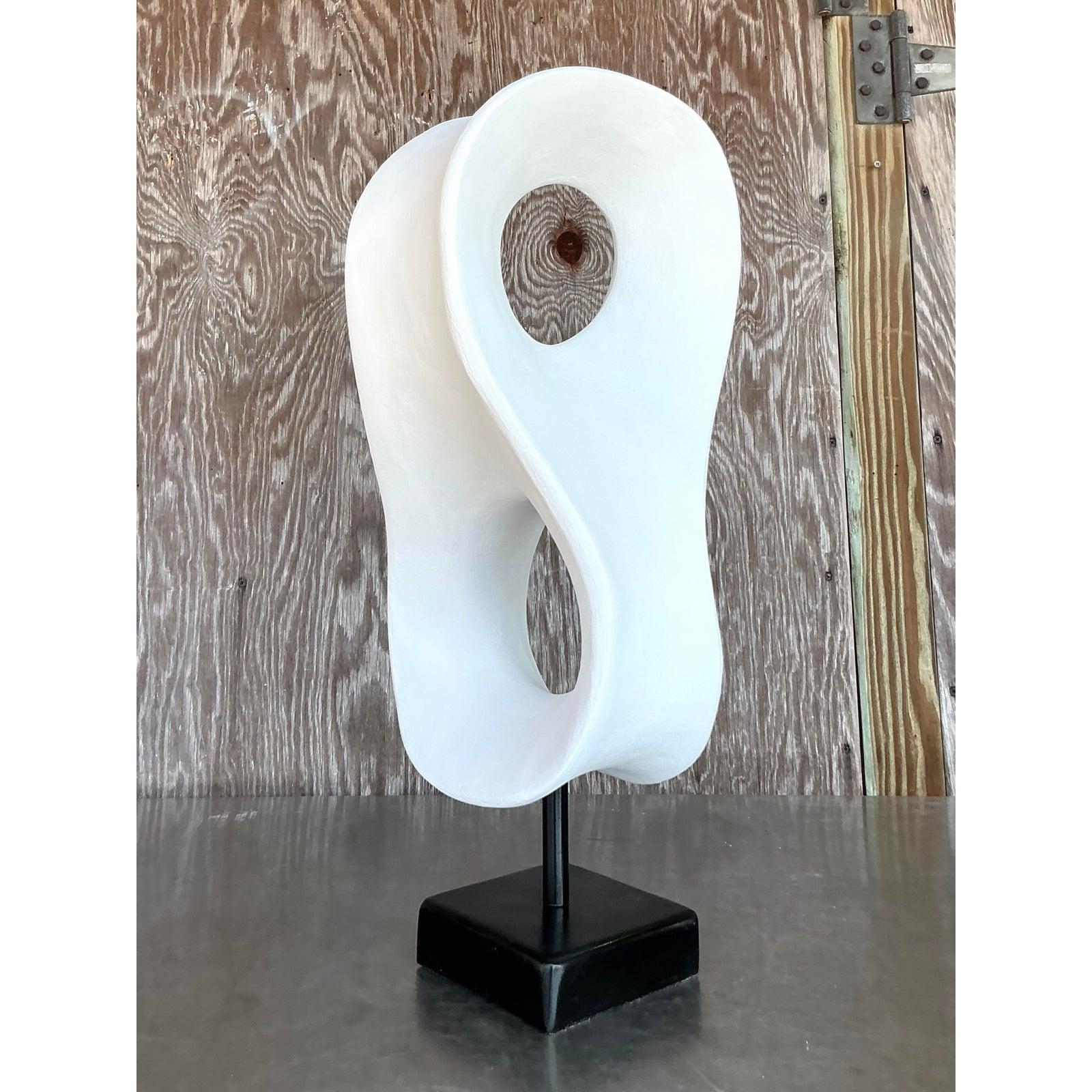 Intonaco Scultura in gesso biomorfa bohémien della fine del XX secolo in vendita