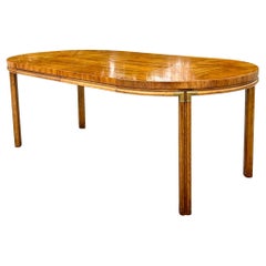 Late 20th Century Vintage Boho Drexel Accolade Campaign Dining Table