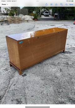 Late 20th Century Vintage Boho Drexel Burl Wood Dresser