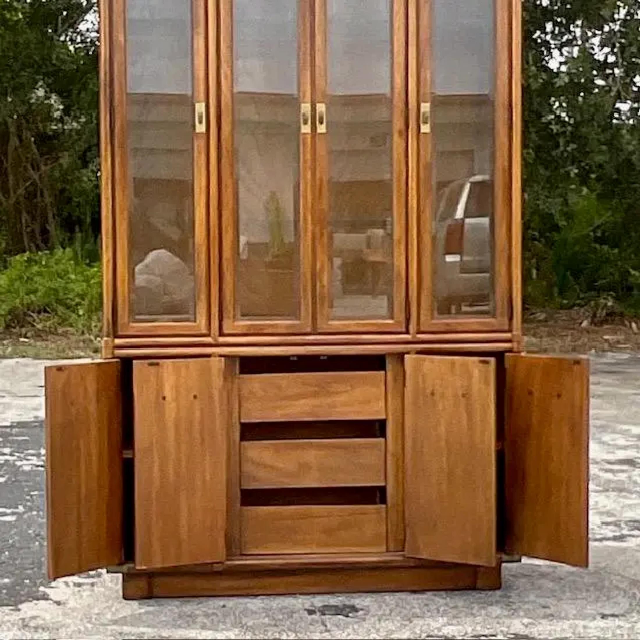 drexel china cabinet 1970