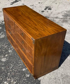 Late 20th Century Vintage Boho Drexel Campaign Dresser