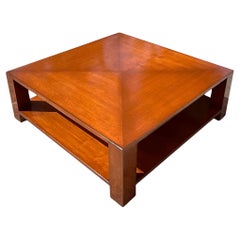 Late 20th Century Vintage Boho Nancy Corzine Lacquered Coffee Table