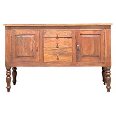 Credenza rústica boho vintage de finales del siglo XX