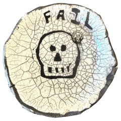 Cuenco "Fail" de finales del siglo XX Vintage Boho Studio Pottery