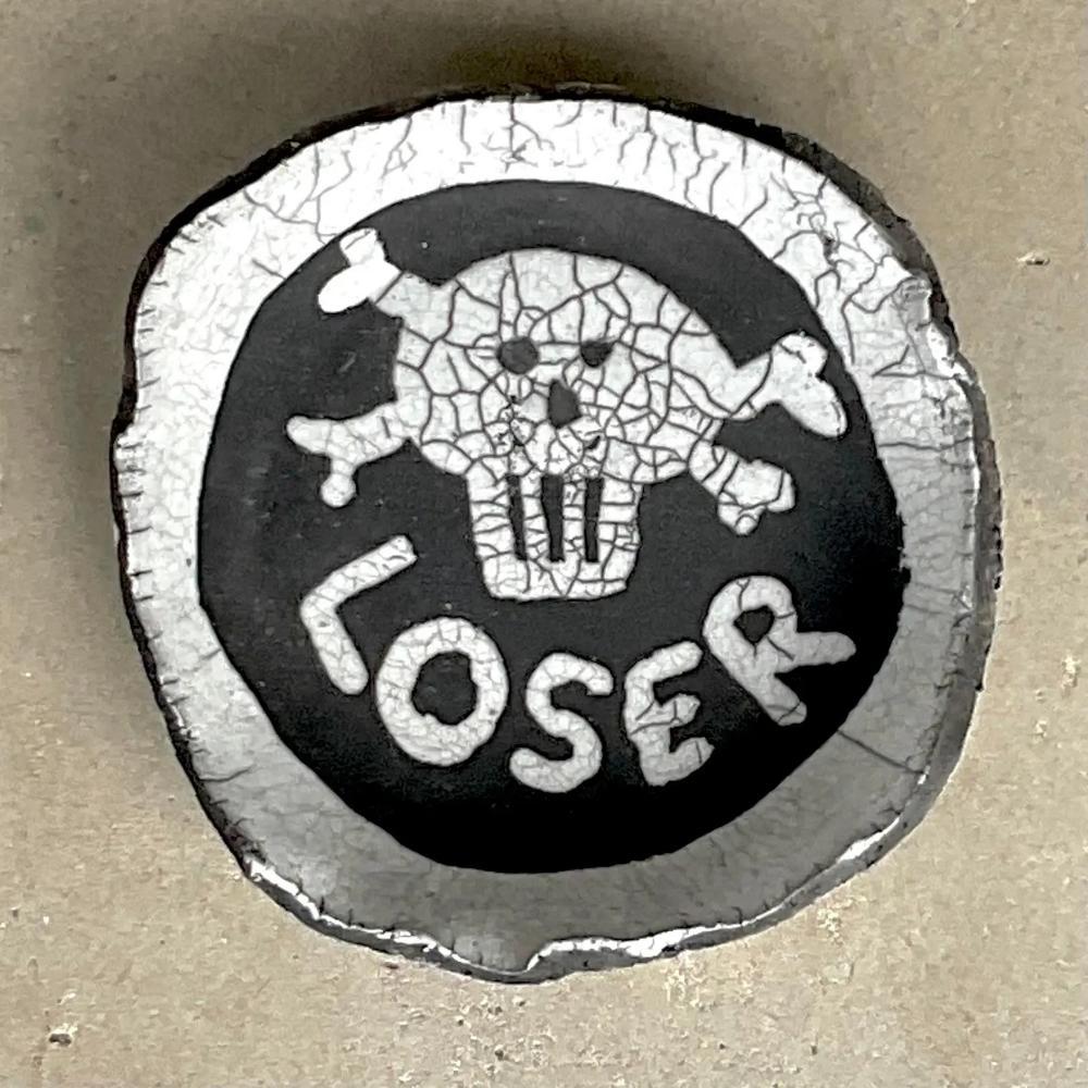 Bol Loser de Boho Studio Pottery de la fin du 20e siècle signé C. Heck Bon état - En vente à west palm beach, FL