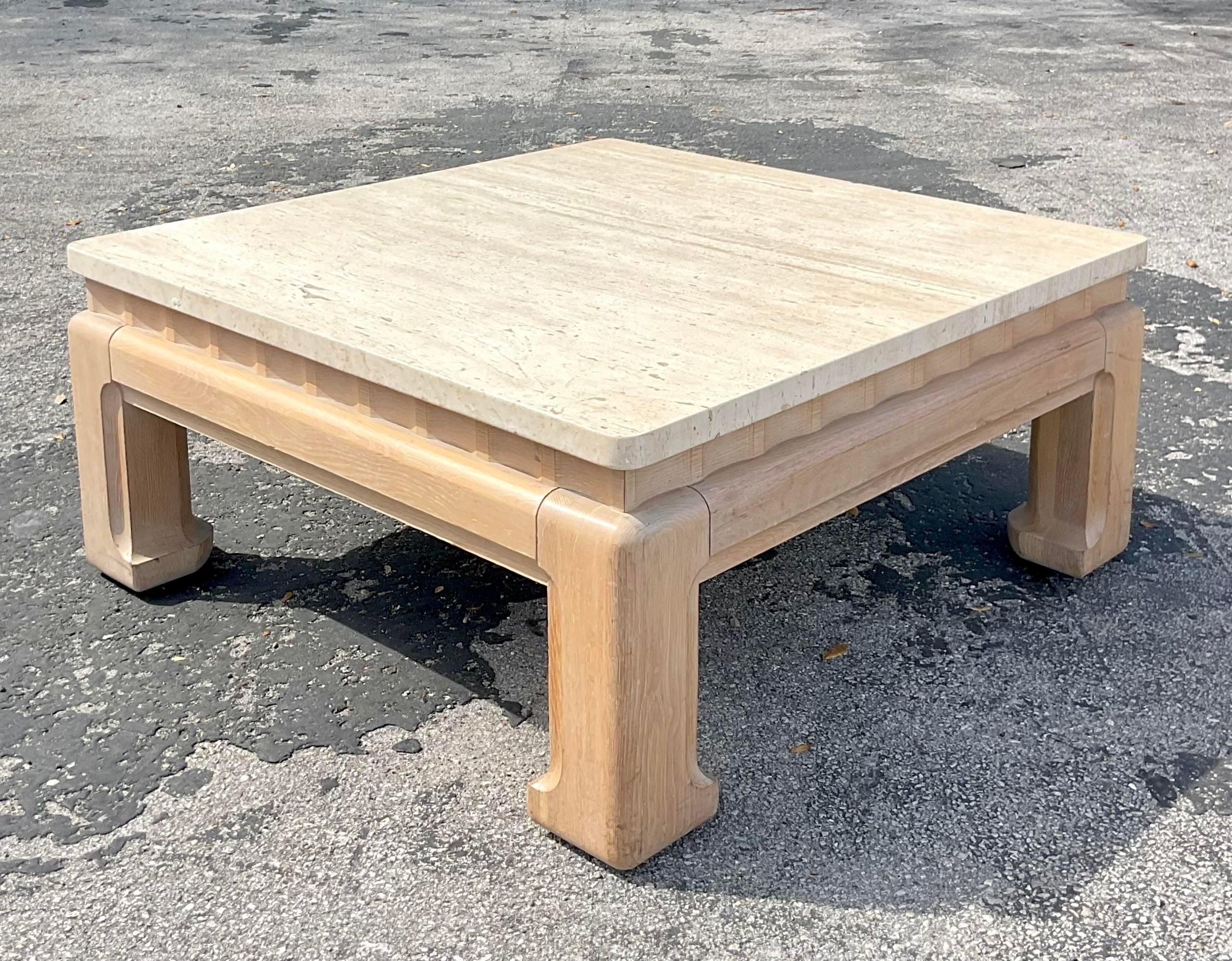 square ming coffee table