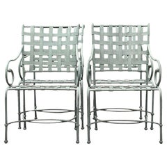 Late 20th Century Retro Brown Jordan “Florentine” Dining Chairs - Set of Four