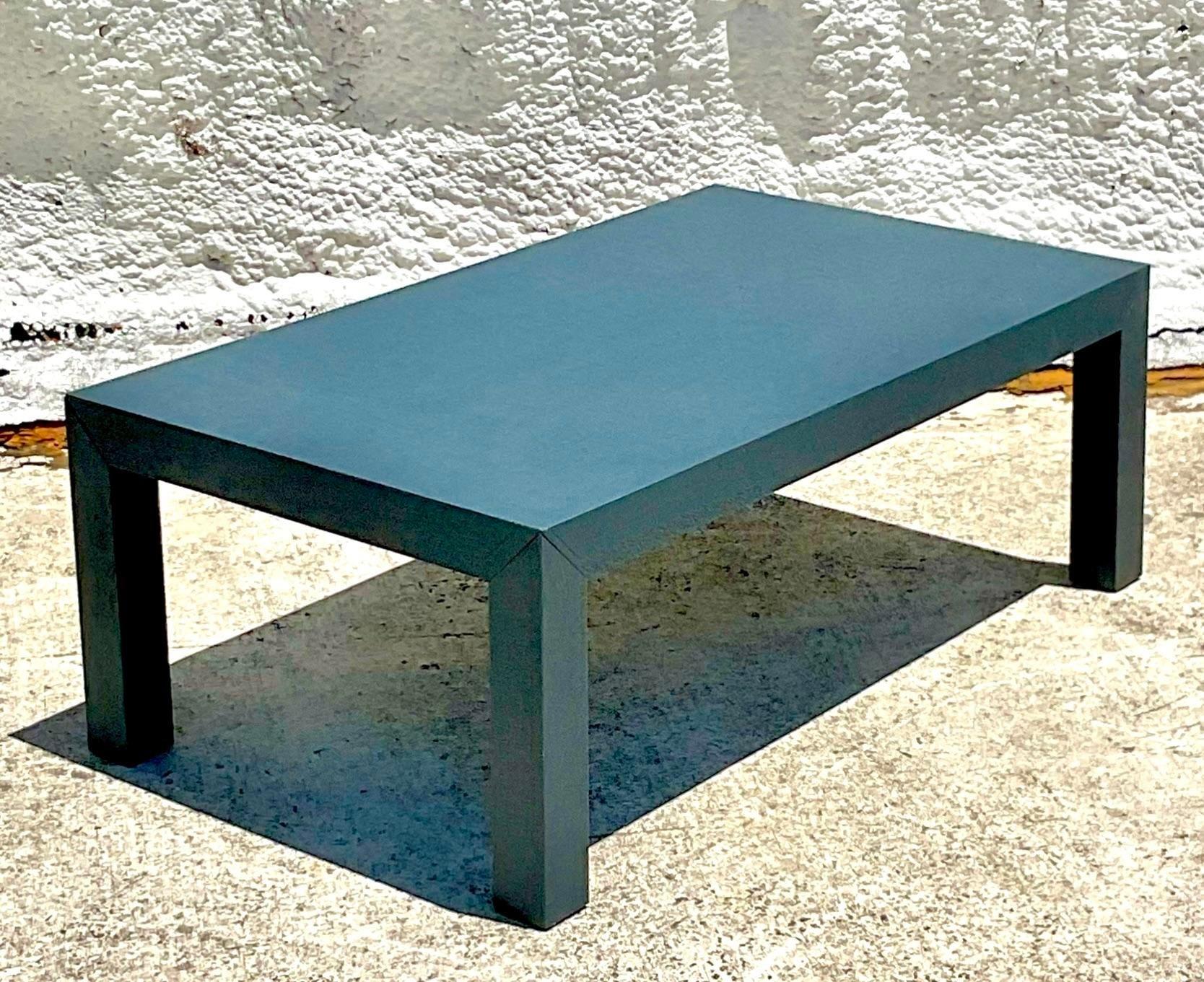 coastal blue coffee table