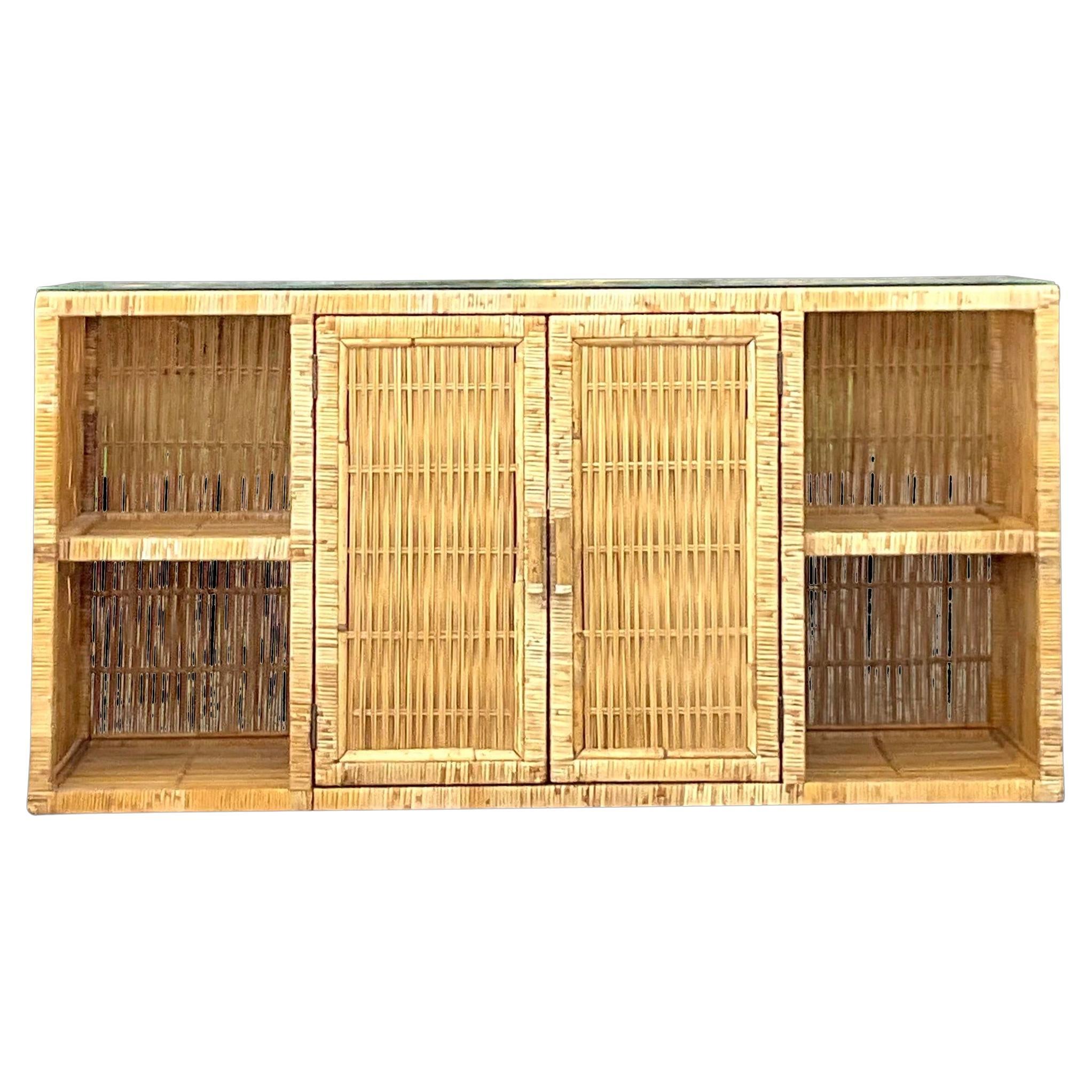 Rattan Credenzas 31 For Sale at 1stDibs wicker credenza, credenza
