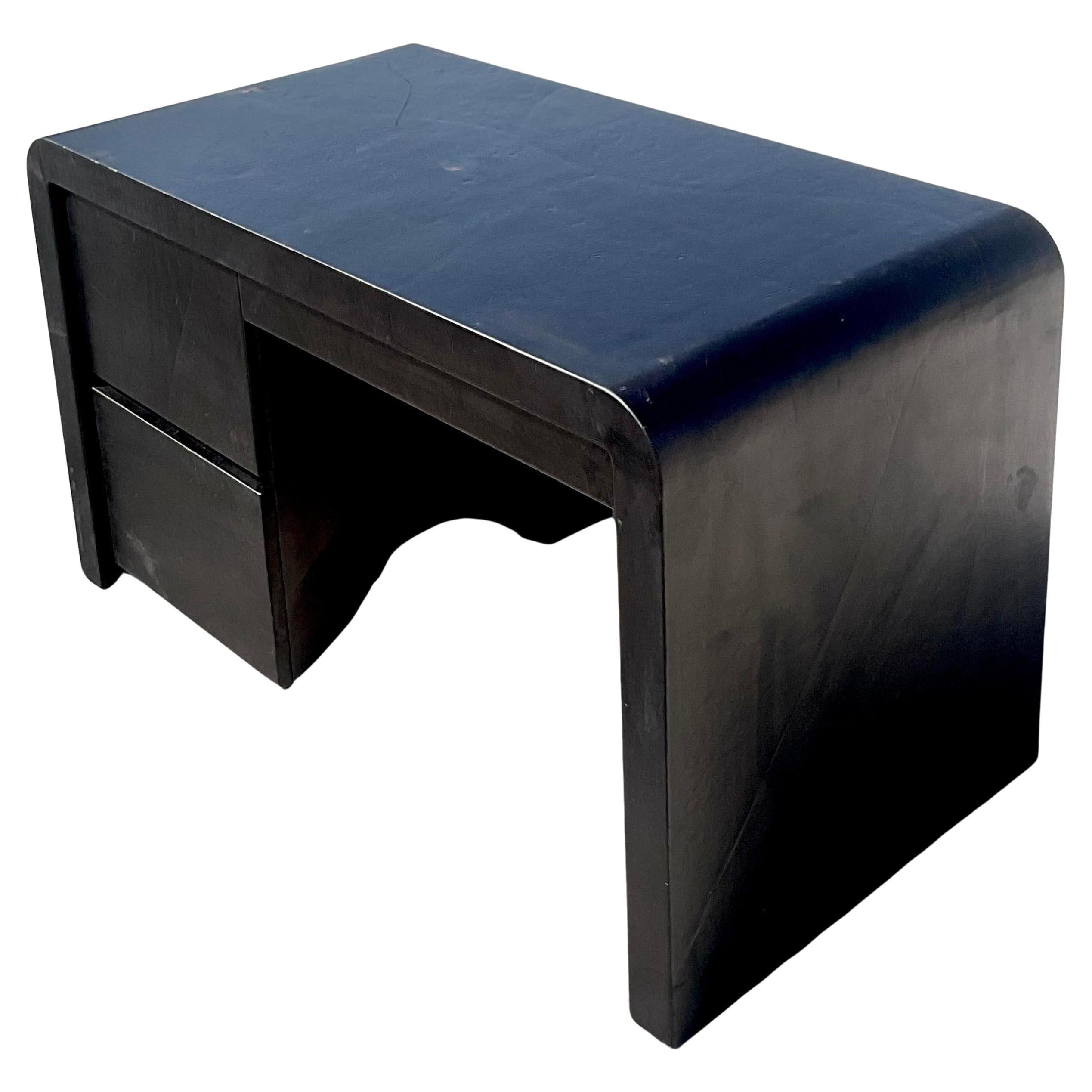 Fin du 20ème siècle Vintage Contemporain Signé Karl Springer Bureau en cascade