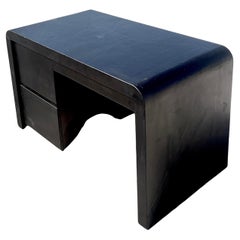 Fin du 20ème siècle Vintage Contemporain Signé Karl Springer Bureau en cascade