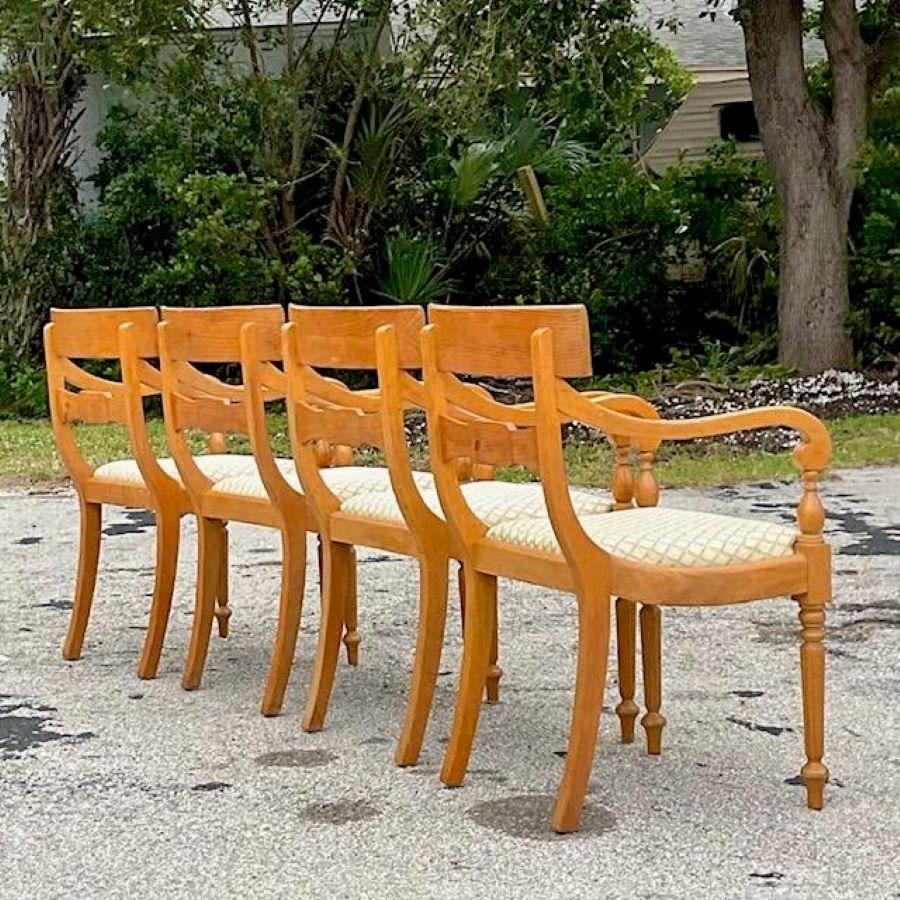 Late 20th Century Vintage Dining Chairs - Set of 4 For Sale 1