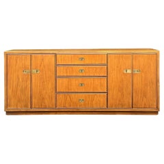 Late 20th Century Retro Drexel Three Section Credenza