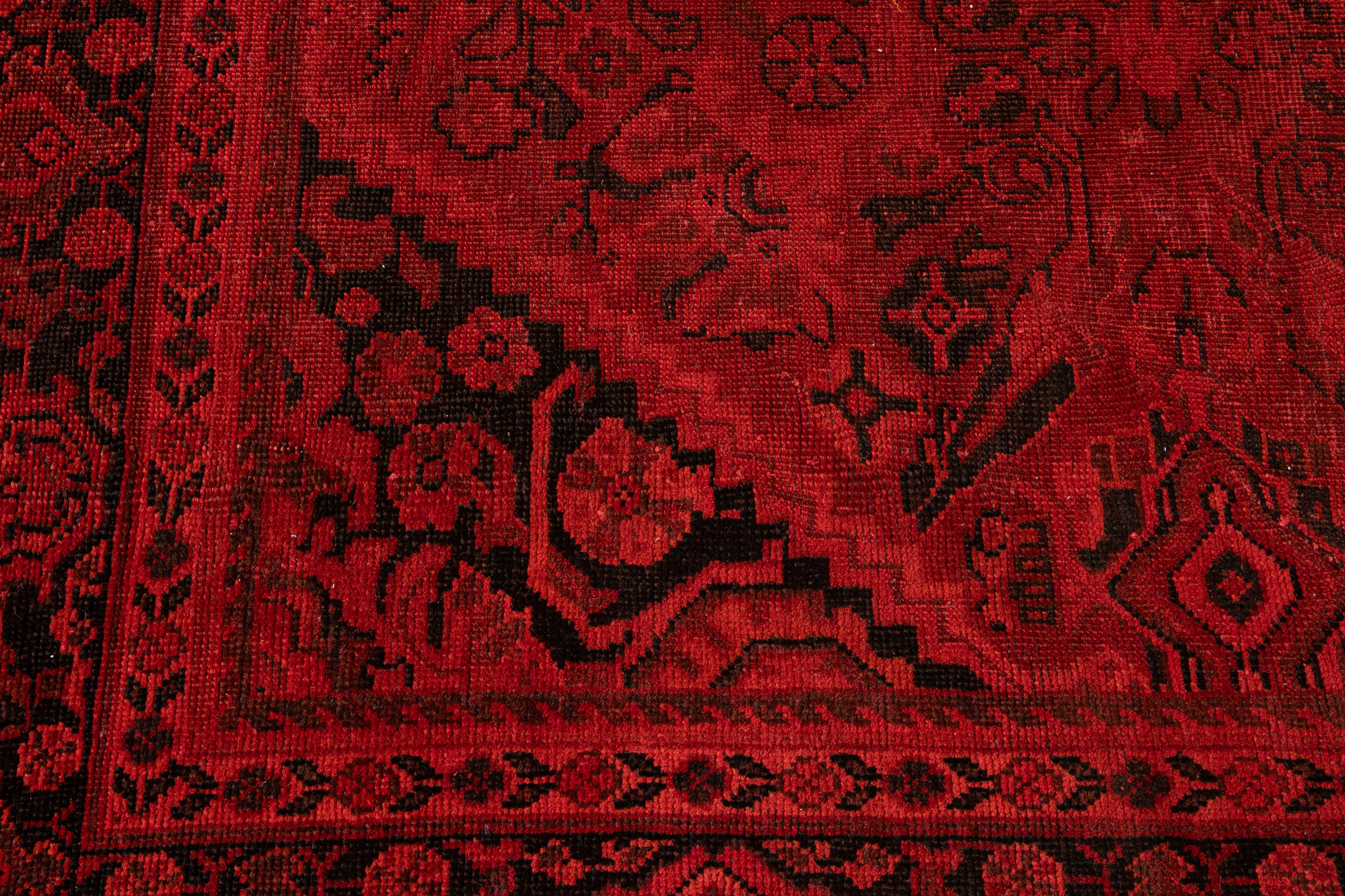 Spätes 20. Jahrhundert Vintage Overdyed Wollteppich im Zustand „Gut“ im Angebot in Norwalk, CT