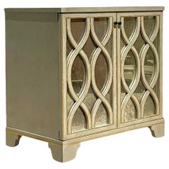 Late 20th Century Vintage Regency Gilt Tipped Cabinet