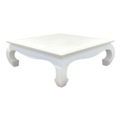 Late 20th Century Vintage Regency Ming Lacquered Coffee Table