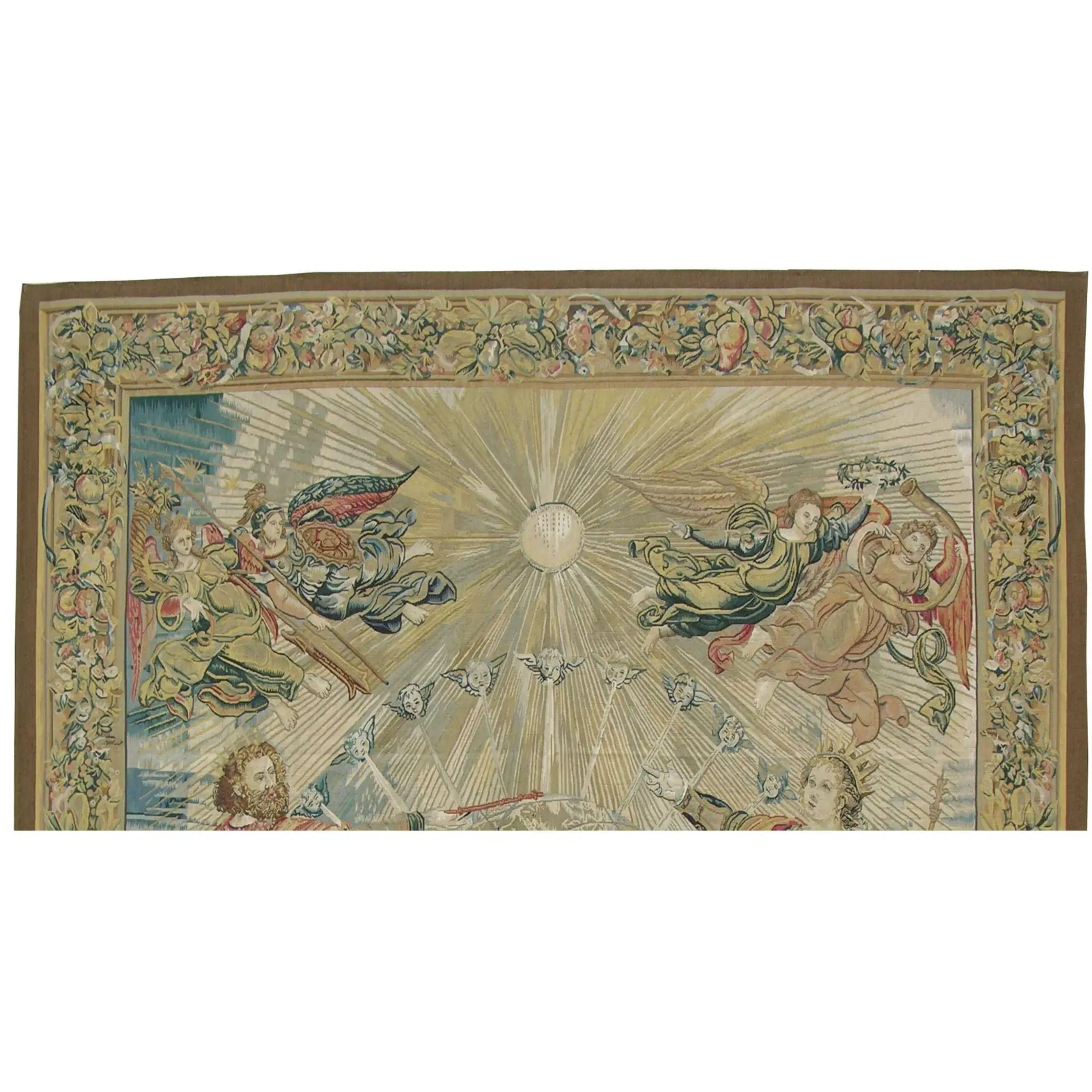 Empire Late 20th Century Vintage Tapestry 8.0X7.0 For Sale