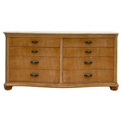 Late 20th Century Vintage Traditional Lexington Roll Front Dresser
