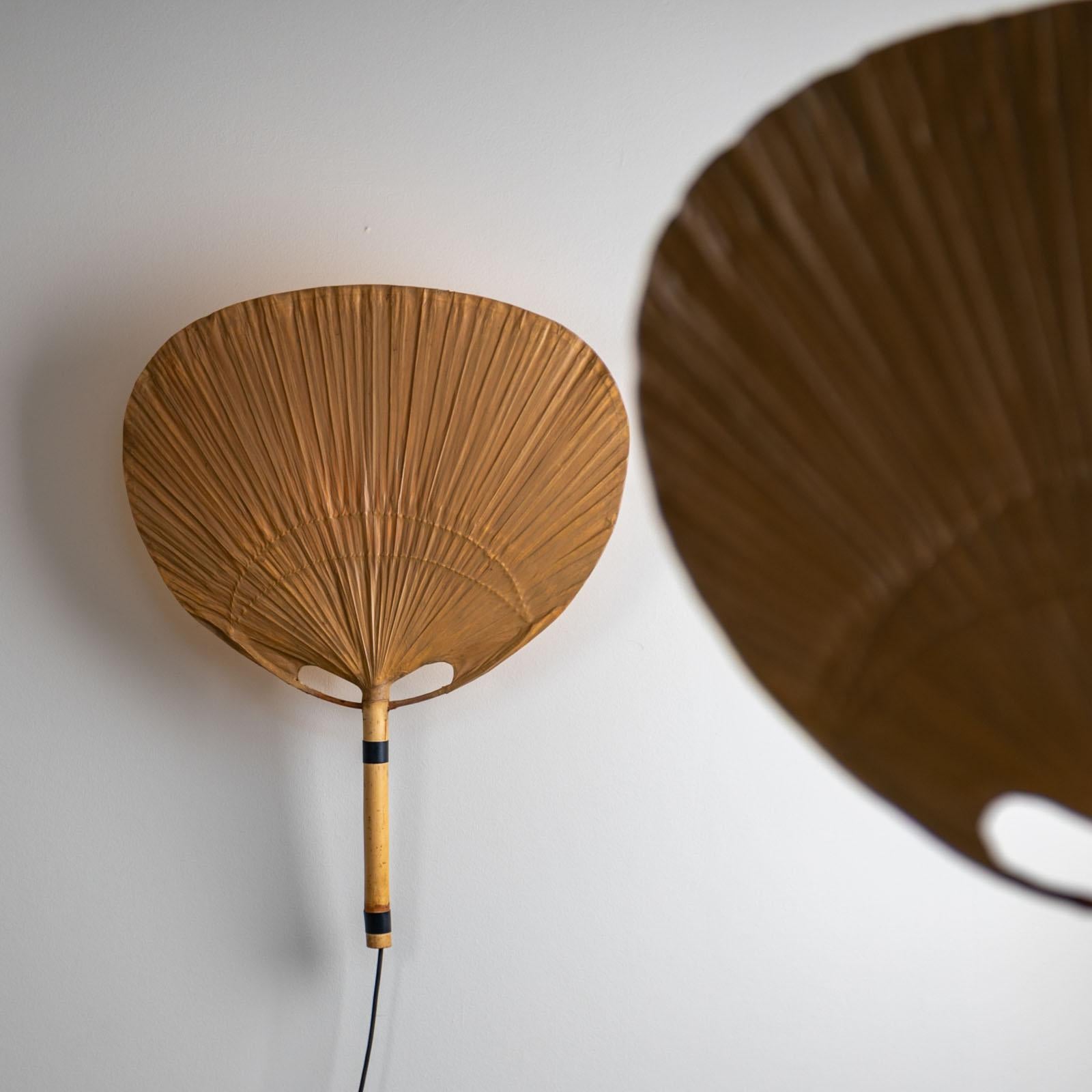Late 20th Century Wall Lamps Model Uchiwa III by Ingo Maurer for Design M For Sale 1