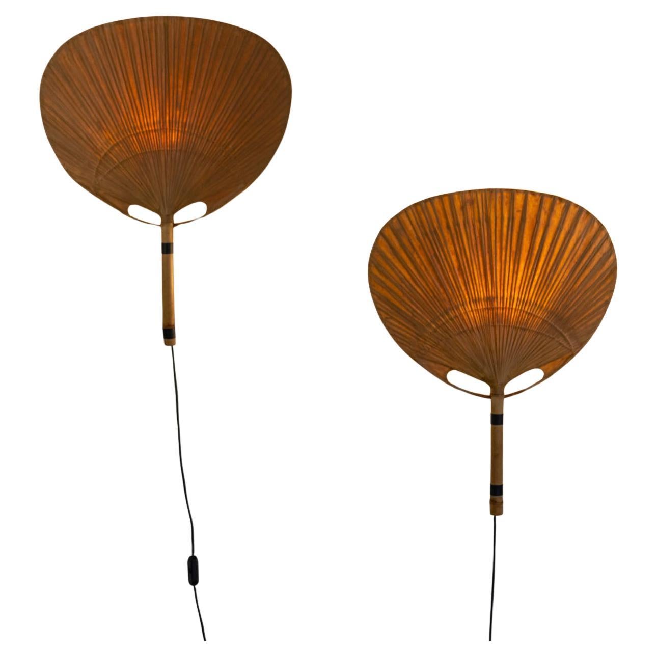 Late 20th Century Wall Lamps Model Uchiwa III by Ingo Maurer for Design M For Sale