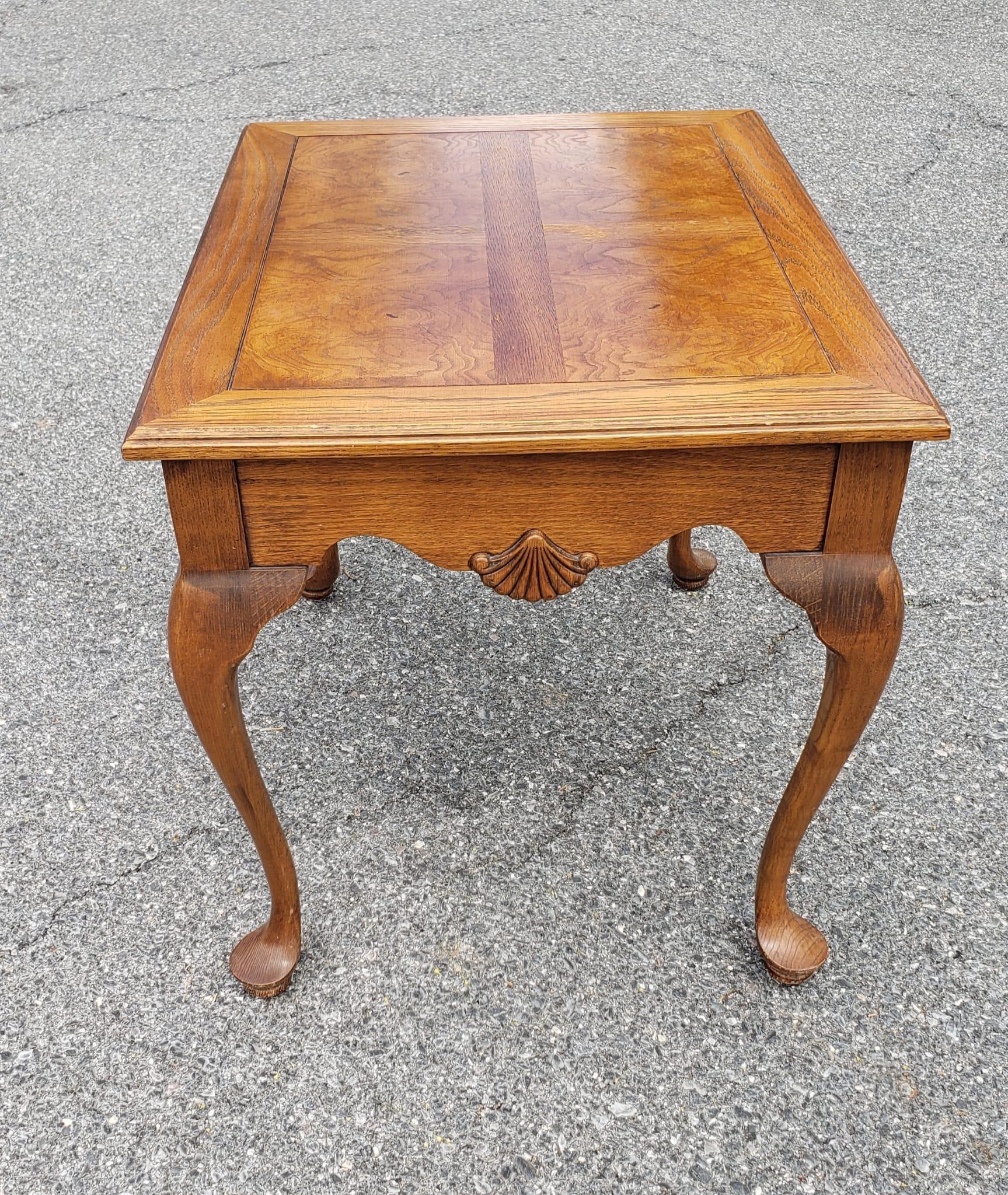 Adam Style Late 20th Century Walnut Banded Top Side Tables For Sale