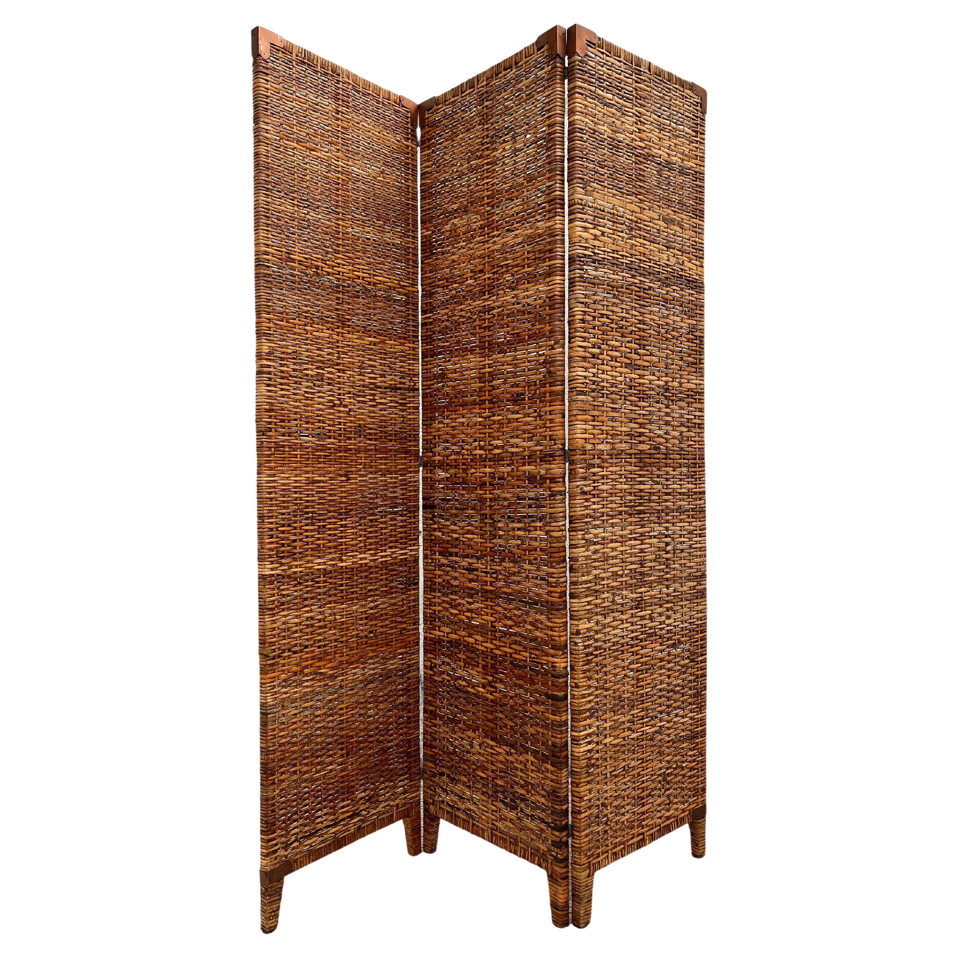 Late 20th Century Wooden Screen Divider For Sale at 1stDibs