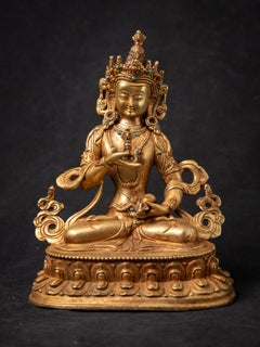 Late 20th centuryOld bronze Nepali Vajrasattva statue from Nepal