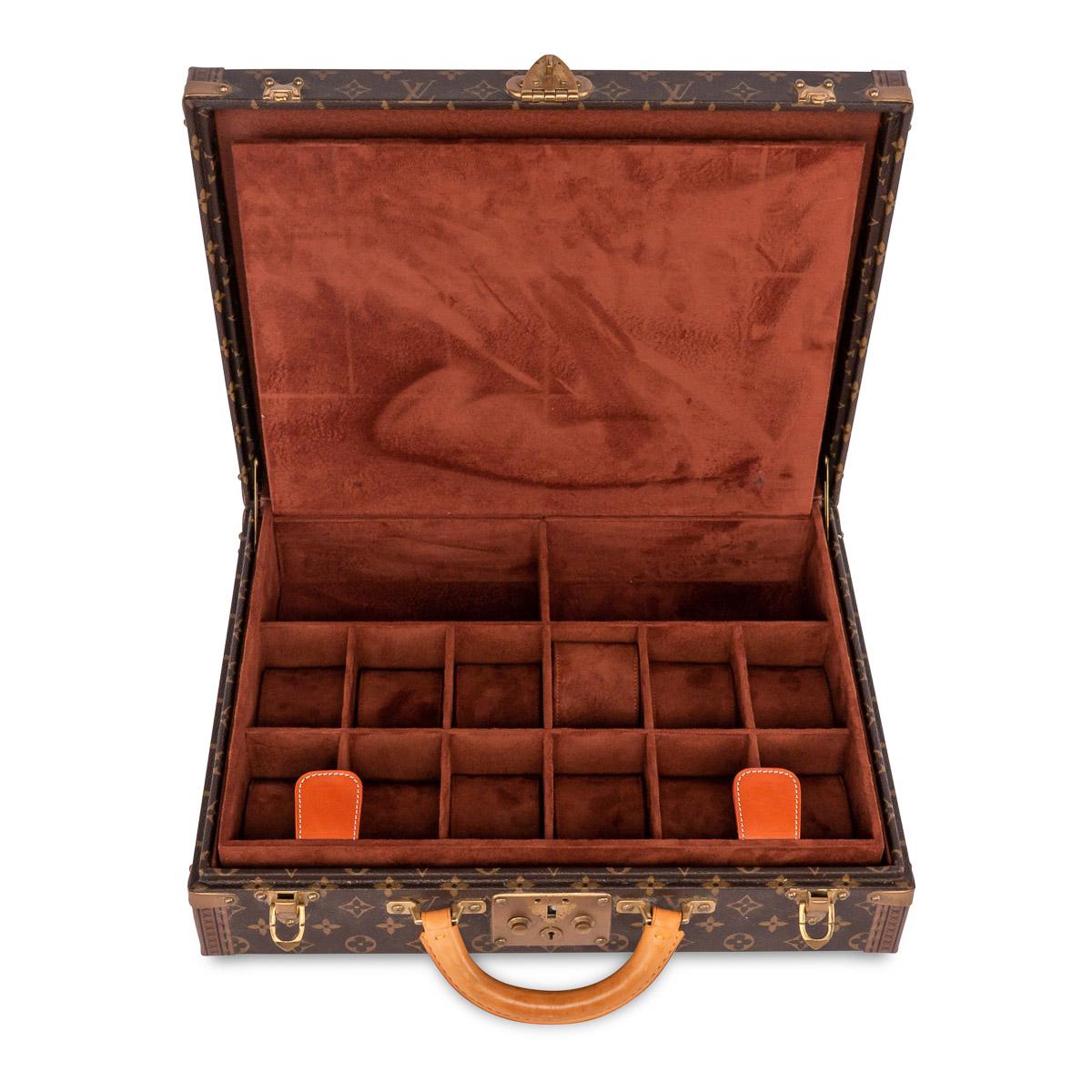 Genuine Louis Vuitton briefcase, edging with 