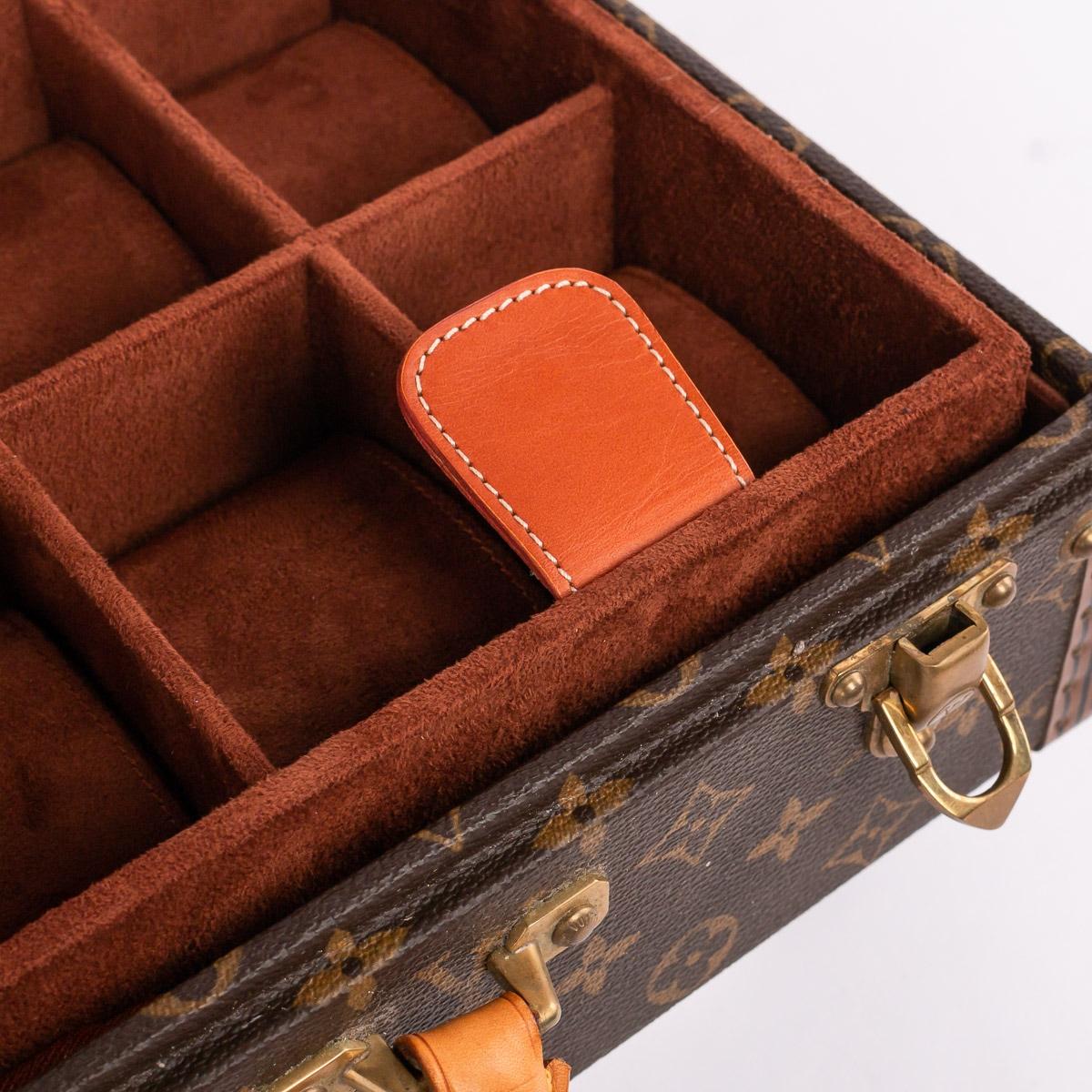 Late 20th Century Louis Vuitton Custom Fitted Watch Case, circa 1980 3
